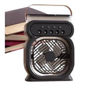 Water Mist Cooling Fan - Portable Air Cooler, 450ml Tank | A Rechargeable Personal Mist with Multiple Speed Settings for Night Studies,