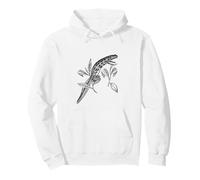 Water Newt Vintage Print Pullover Hoodie