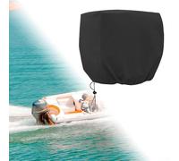 Water Outboard Motor Cover for 15-250HP Engines Constructed with 210D Oxford and Inner PVC Coating UV Resistant Protection (60-100HP)