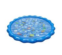 Water Pad,100cm English Letters Prints Learning Pool,Non Slip Water Pad for Kids Outside | for Ages 2-10 Boys Girls Dogs Backyard Park Lawn Summer Beach