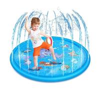 Water Pad for Outdoors, Outdoor Water Play Mat | Portable Summer Reading Game Stamp for Park Patio Birthday Party Celebrations.