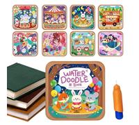 Water Paint Book - Reusable Water Doodle Books with for Kids & | -Free Watercolor Practice Workbook Home, School & Travel | Educational Art Toy Boys, Girls & Beginners