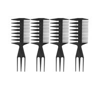 Water Painting 3 in 1 Comb, 4Pcs Water Marbling Painting Comb Texture Tools for Plaster Art Paint Scrapers Kit Double Sided Floating Painting Comb Paper Marbling EEbru Art Tool