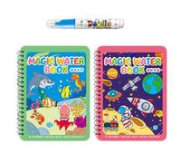 Water Painting Book - Water Coloring Book | Reusable Books foor 1-3 | Kids Educational Drawing Set Games | -Free Learning Activity Early Creativity - Fun Birthday Easter Basket St