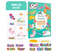 Water Painting Cards For Kids, Water Art Activity Book | Paint Doddle Flashcard - Reusable Water Colouring Book, AP Words Learning Activities