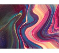 Water Painting Flowing - 2000 Piece Paper Jigsaw Puzzle - Difficult Puzzle for Adults, Great for Gifts 70x100cm