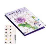 Water Painting Kit - Artistic Material Painting Drawing Coloring | Compact Travel Watercolor Set - For Beginners Adults Hobbies Home School
