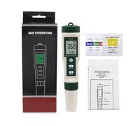 Water PH Tester, 10-in-1 P-H Meter Tester Digital Water Quality Test Meter with/Non Backlight TDS/EC/Salt/Temp/S.G/ORP/H2/Fertile Test(The)