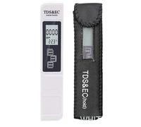 Water Ph Tester, Water Quality Detector 3 In 1 Conductivity Test Pen Large Screen Digital Water Quality Tester TDS EC Meter Water Quality Meter,for Drinking Water, Aquariums etc