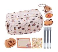 Water Pig Writing Set | Water Pig Pencil Case Cute Writing Set - Sticky Notes Sticker Storage School Supplies Primary School Children Girls Class Birthday Christmas
