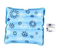 Water Pillow, Water Bed Mat Thickened Ice Pillow Soft Water Cushion Cooling Cushion for Home Travel(36 * 36CM-Snow)