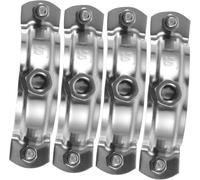 Water Pipe Bracket Clamp Stainless Steel Buckle Holder Tube Fasten Brackets for Tubing Connector Clip Heavy Duty Clamps for Woodworking in Garden Hose Projects Durable Professional