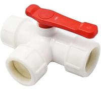 Water Pipe ConnectorHosepipe Connectors,Garden Hose Splitter,Multi-Tap Connector,1pcs Tee Couplerastic Ball Valve 3-Way Quick(63mm)
