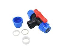 Water Pipe ConnectorHosepipe Connectors,Garden Hose Splitter,T-Type Tee Tap PVC Tube 3-Way Connector 1pcs(40mm)