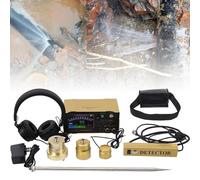 Water Pipe Fire Water Pipe Indoor Floor Heating Leakage Detector High-Precision Leak Listening Device with Digital Display & Earphone,2 Meter Detection Depth,for Indoor Outdoor
