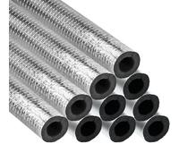 Water Pipe Insulation Foam Tubing - Pre-Cut Adhesive Wrap | Outer Hose Cover, Thermal 10 Pieces for Air Conditioner Sprinkler, Garden, Backyard,