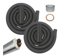 Water Pipe Insulation - Pipe Sheath Insulation | UV-Resistant Pre-Cut Thermal Sleeve Long 9 mm Thick for Caravan Cladding Frost Protection Gutters Building Attic
