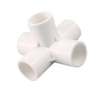 Water Pipe Joints PVC Material Quintuple Outlet Fitting for Plumbing Construction Five-Connections 20mm