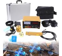 Water Pipe Leak Detector with Adjustable Volume and Multi-Frequency LCD Display for Home Plumbing and Underground Pipe Monitoring