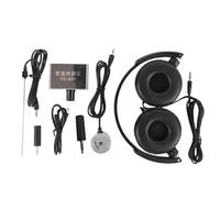 Water Pipe Leakage Detector Professional 20000X Sound Amplification Dual Probe High Sensitivity Rechargeable Underground Water Leak Detector for Plumbing Inspection ABS Metal