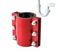 Water Pipe Repair Clamp - Heavy Duty Steel | Quick Fix For Leaks | Easy Installation For Various Pipe Sizes | Durable Plumbing Tool | Instant Leak Stopper | Household Industrial Pipes Repair Accessory