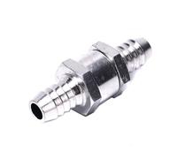 Water Pipe Valve One-Way Non-Return Check Valve Aluminium Fuel Water Gas Air Vacuum Petrol Diesel 4 Size Valves 6/8/10/12mm for Marine Automotive(10mm)
