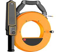 Water Pipe Wall Scanner, Pipeline Magnetic Detector for Metal and Iron Pipes, Integrated Design for Blockage Detection up to 30M, PVC Water Pipes Clogging Tool