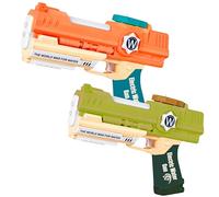 Water Pistol for Kids, 2 Pack 600ML Powerful Dinosaur Water Guns 8M Long Range Super Water Blaster Squirt Gun Summer Outdoor Water Fighting Toy for Adults Boy Girl