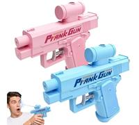 Water Pistol Prank Gun, Pack of 2 Prank Water Gun, Two-Way Creative Water Sprinkler, Funny Gifts, Tricky Toy, Prank Gadgets for Adults, Children, Summer Party, Beach, Pool