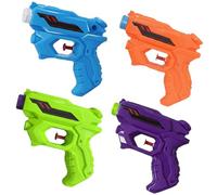 Water Pistols for Adults, 4 PCS Multicolor Mini Water Gun Set, Long Range Water Pistol for Outdoor Water Fights and Pool Parties, Water Guns for Outdoor Swimming Pool Beach Party Favors