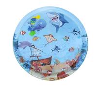 Water Play Mat - Cartoon Theme Sensory Water Play Mat, Fish Design Cool Water Mat | Water Pad for Sensori Experience