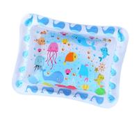 Water Play Mat - Foldable Aqua Bed for Dogs - Reinforced Inflatable Crawling Mat Against Heat Suitable for Indoor Outdoor Living Room and Travel