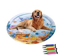 Water Play Mat for Cats | Water Play Mat for E - Cooling Bed Mat for Indoor and Outdoor Interactive Toy Puppy Kitten Pleasantly Cool