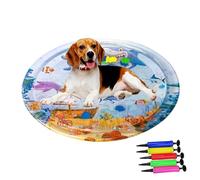 Water Play Mat for Cats, Water Sense Cushion, Cooling Bed Mat for Indoor and Outdoor Interactive Toy, Puppy, Kittens, Pleasantly Cool