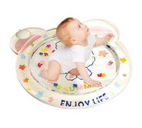 Water Play Mat - Inflatable Cartoon Play Mat for Babies | Activity Center Built-in Floating Stars for Integration and Early Education