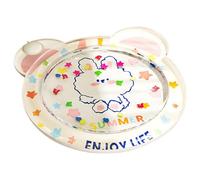 Water Play Mat - Multi-Functional Summer Cooling Mat | Integrated Pump Easy Press | No Blow Required | Cooling Mattress For Children | Soft Play Ḿat Random Toy Accessories