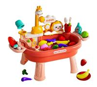 Water Play Table for Toddler - Water and Sand Activity Sensory Tables - Electric Summer Outdoor Toy With Fishing Game for Patio Park Indoor Backyard Playground Preschool Camping