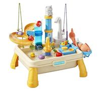 Water Play Table - Sand Water Table Toys, Play Sink With Running Waters | Outdoor Sensory Activity Game With Built-In Pump, Flowing Waters Tub Portable Backyard Toy Playroom Set Kids Daycare Garden