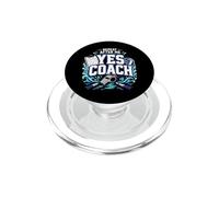 Water Polo Coach Repeat After Me Yes Coach PopSockets PopGrip for MagSafe