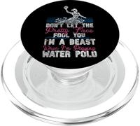 Water Polo Girl Don't Let The Pretty Face Fool You I'm A PopSockets PopGrip for MagSafe