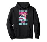 Water Polo Girl Friends Besties Apparently We're Trouble Pullover Hoodie