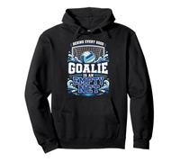 Water Polo Goalie Behind Every Good Goalie Is An Empty Net Pullover Hoodie