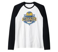 Water Polo Served Hot Athlete Energy Pool Sport Raglan Baseball Tee