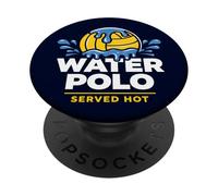 Water Polo Served Hot Hardcore Aquatic Competition PopSockets Adhesive PopGrip