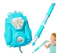 Water Pool Toys - Pull-Out Injector Tool, Long-Range Squirter Tool for Playing, Outdoor Summer Kit, Active Play Kit with Impact-Resistant Base, Leakproof Water Tools for Soaking Splashing Competing