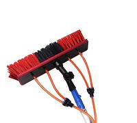 Water Powered Solar Panel Cleaning Kit with Telescopic Rod and Brush