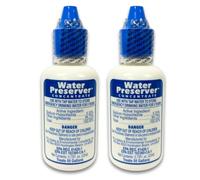 Water Preserver for 55 Gallon Water Tank - Purifies Water for Drinking for 5 Years - Ideal for Emergency Water Storage or Rain Collection - Survival Kit, Earthquake, Hurricane, Emergency Water-2 Pack
