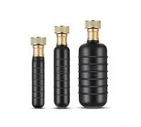 Water Pressure Drain Bladder Kit for Pipes from 1 to 6 Inches Includes Three Rubber Bladders for Clearing Hair and Grease Clogs in Various Drains