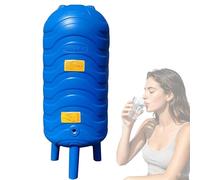 Water Pressure Tank for Well Pump, Fully Automatic Vertical PE Water Tank, Small Capacity Temporary Well Tanks, 26.4 Gallon / 100L for Home Use
