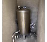 Water Pressure Tank for Well Pump - Vertical Storage Bladder with Mounting Kit for Home, School, Garden, Bathroom - Compatible with Reverse Osmosis Systems